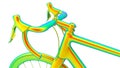 3D rendering - bicycle handle bar finite element analysis