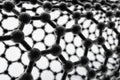 3D rendering of black nanotube surface