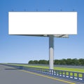 3d rendering blank billboard 02