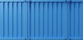 3d rendering of Blue cargo container shipping texture Royalty Free Stock Photo