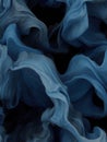3D rendering of blue smoke swirling sameless pattern Royalty Free Stock Photo