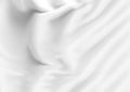 blurred softy white curve cloth pattern wall design background Royalty Free Stock Photo