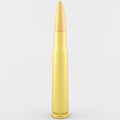 3d Rendering of a 50 BMG Cartridge