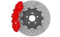 Brake disc assembly with an 8-piston aluminum caliperfrom sports brake system