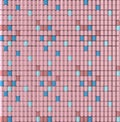 3D rendering of bricks arranged in a full frontal panel. The bricks are stacked together to form the entire image