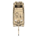 3d Rendering of a British Challenger 2 Tank Top Royalty Free Stock Photo