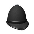 3D Rendering of british police hat