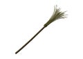 3D Rendering Broomstick on White