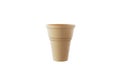3D rendering brown ice cream cone cup