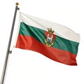 3D rendering of Bulgaria flag Royalty Free Stock Photo