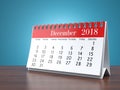 3D rendering calendar Royalty Free Stock Photo