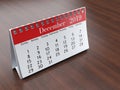 3D rendering calendar Royalty Free Stock Photo