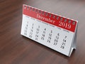 3D rendering calendar Royalty Free Stock Photo