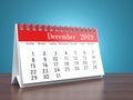 3D rendering calendar Royalty Free Stock Photo