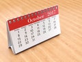 3D rendering calendar Royalty Free Stock Photo