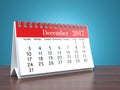 3D rendering calendar Royalty Free Stock Photo