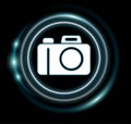 3D rendering camera icon