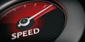 3d rendering car speedometer