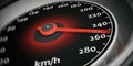 3d rendering car speedometer