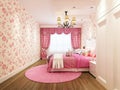 3D rendering children`s room