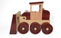 3d rendering children`s toy big loader bulldozer