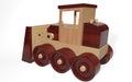 3d rendering children`s toy big loader bulldozer