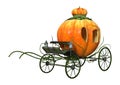 3D Rendering Cinderella Carriage on White Royalty Free Stock Photo