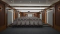 3D rendering of the cinema hall