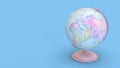 3d rendering Colorful Globe Sphere