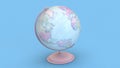 3d rendering Colorful Globe Sphere