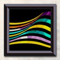 3D rendering combo artwork in elegant frame