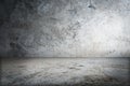 3D rendering of Concrete Wall Room with Floor Empty Garage Interior Background Royalty Free Stock Photo