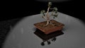 3D rendering. Bonsai.