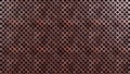3D rendering of copper perforate metal texture, metal grid floor pattern, background and texture design Royalty Free Stock Photo
