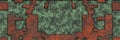 3D rendering. Corrosion metals- background abstract pattern