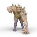 3D rendering of Creepy monster Royalty Free Stock Photo