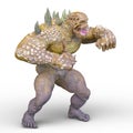 3D rendering of Creepy monster Royalty Free Stock Photo