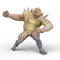 3D rendering of Creepy monster Royalty Free Stock Photo
