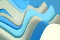 3d rendering curve paper background, tint color background Royalty Free Stock Photo