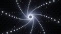 3D Rendering. Cyberspace abstraction. Futuristic Technology Digital Abstraction