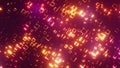 3D Rendering. Cyberspace abstraction. Futuristic Technology Digital Abstraction