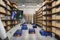 Cyborg control warehouse robot