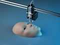 3d printer print human face