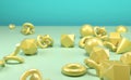 Geometric Realistic Looking Primitive Objects Royalty Free Stock Photo