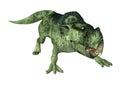 3D Rendering Dinosaur Protoceratops on White Royalty Free Stock Photo