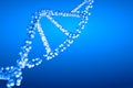 3d rendering DNA molecule