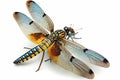 3d rendering of Dragon Fly isolated on transparent background, Generative AI Royalty Free Stock Photo