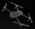 3 D rendering drone model