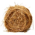 3D Rendering of a Dry Hale Bale on Transparent Background - Ai Generated Royalty Free Stock Photo