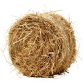 3D Rendering of a Dry Hale Bale on Transparent Background - Ai Generated Royalty Free Stock Photo